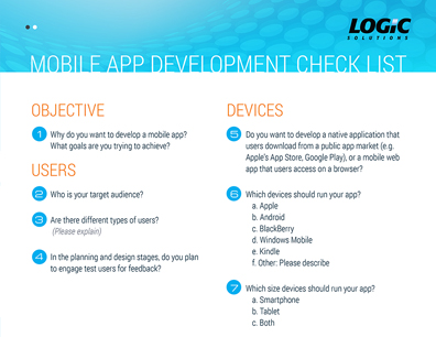 mobile app development checklist