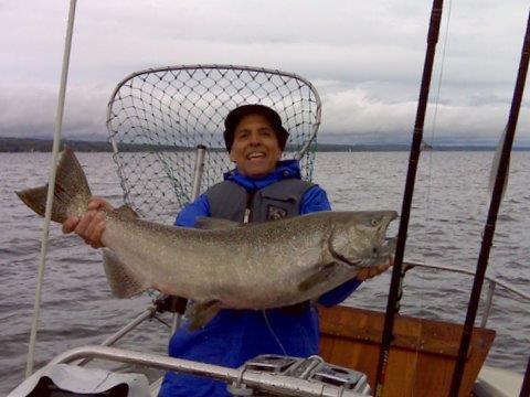 Al Carpinelli, our account executive, who applies fishing in his sales philosophy