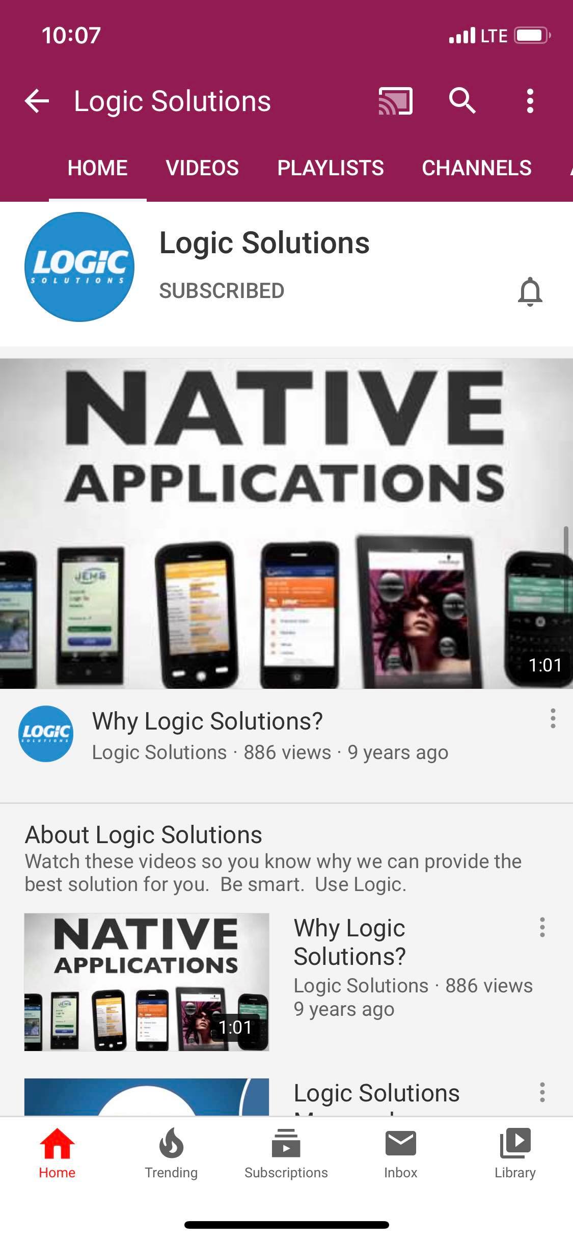 Screenshot from Yelp App